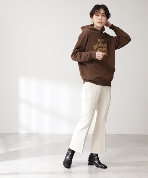 N.（N. Natural Beauty Basic）（エヌエヌナチュラルビューティーベーシック）の「【Champion】フーディスウェット（スウェット・レディース・ブラック/グレー/ブラウン・MEDIUM）」の11枚目の写真