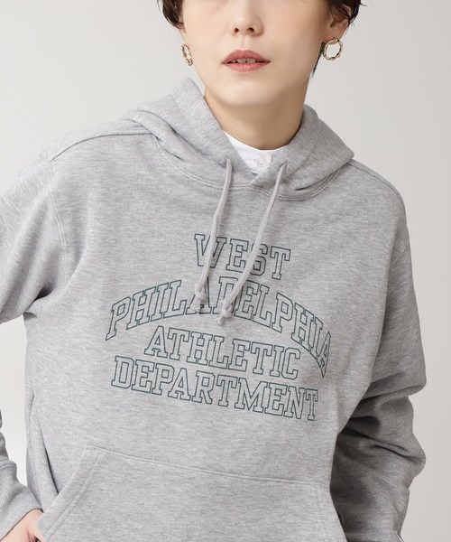 N.（N. Natural Beauty Basic）（エヌエヌナチュラルビューティーベーシック）の「【Champion】フーディスウェット（スウェット・レディース・ブラック/グレー/ブラウン・MEDIUM）」の7枚目の写真