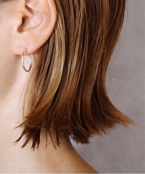 SIGNAL(シグナル)の「【ZOZO限定】SIGNAL/シグナル Silver925 HOOP PIERCE 17mm/ シルバー925 フープピアス(ピアス(両耳用)・レディース・シルバー・FREE)」の3枚目の写真