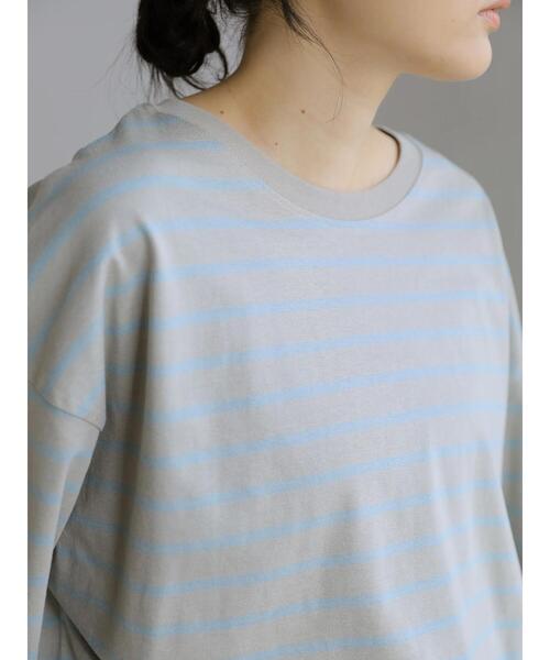 AMERICAN HOLIC（アメリカンホリック）の「インタックショルダーカットプルオーバー（Tシャツ/カットソー・レディース・チャコールグレー/グレー系その他4/ブラック系その他4/オフホワイト・M/L）」の16枚目の写真