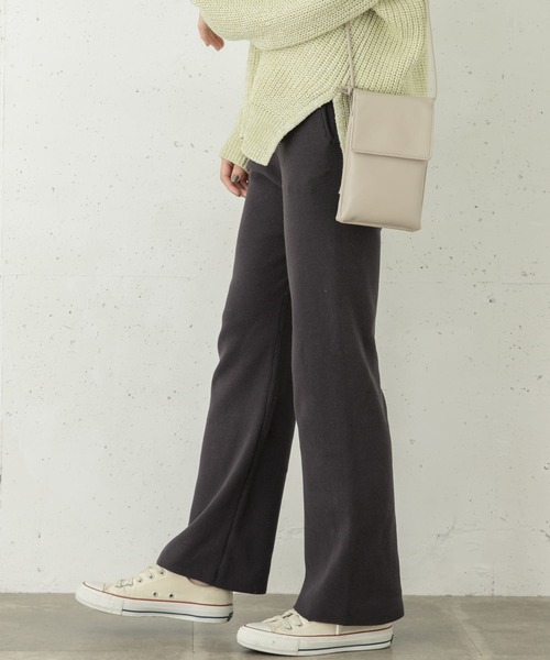 URBAN RESEARCH Sonny Label（アーバンリサーチサニーレーベル）の「UVカット/マシンウォッシャブル ニットパンツ（その他パンツ・レディース・オフホワイト/チャコールグレー/ブラック・FREE）」の8枚目の写真