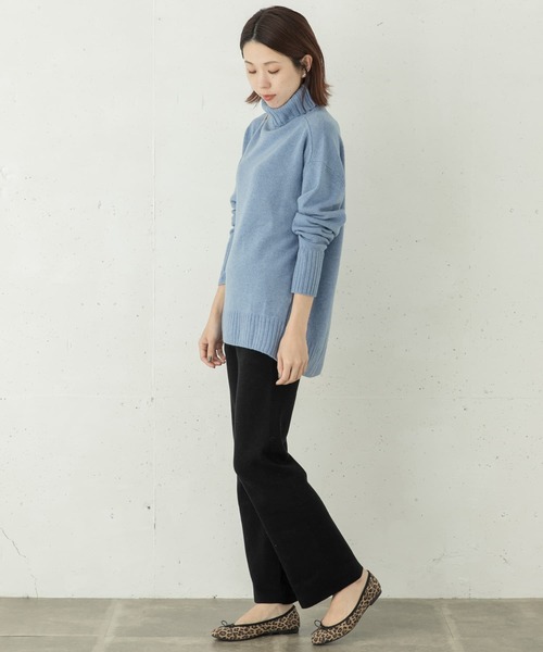 URBAN RESEARCH Sonny Label（アーバンリサーチサニーレーベル）の「UVカット/マシンウォッシャブル ニットパンツ（その他パンツ・レディース・オフホワイト/チャコールグレー/ブラック・FREE）」の11枚目の写真