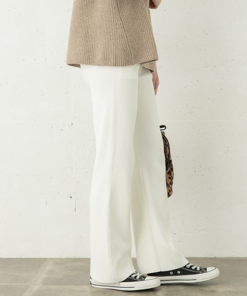 URBAN RESEARCH Sonny Label（アーバンリサーチサニーレーベル）の「UVカット/マシンウォッシャブル ニットパンツ（その他パンツ・レディース・オフホワイト/チャコールグレー/ブラック・FREE）」の14枚目の写真