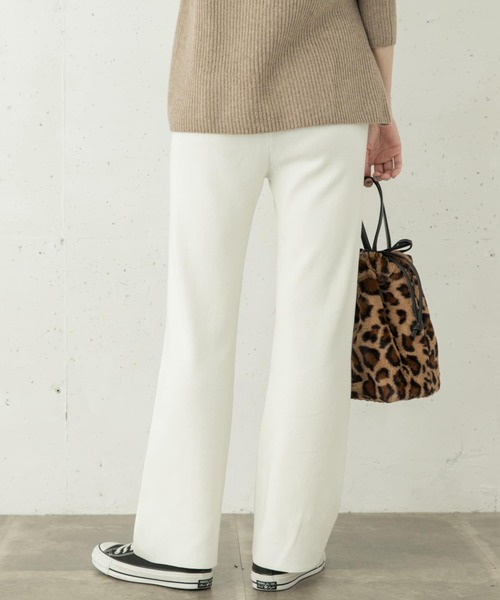 URBAN RESEARCH Sonny Label（アーバンリサーチサニーレーベル）の「UVカット/マシンウォッシャブル ニットパンツ（その他パンツ・レディース・オフホワイト/チャコールグレー/ブラック・FREE）」の15枚目の写真