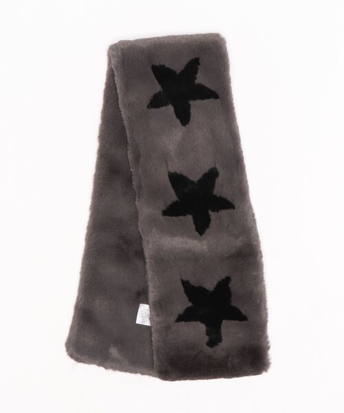 Scrap Book（スクラップブック）の「【Scrap Book】スターエコファーマフラー（マフラー・レディース・グレー/グレー系その他/ベージュ・FREE）」の10枚目の写真