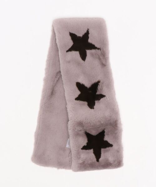 Scrap Book（スクラップブック）の「【Scrap Book】スターエコファーマフラー（マフラー・レディース・グレー/グレー系その他/ベージュ・FREE）」の11枚目の写真