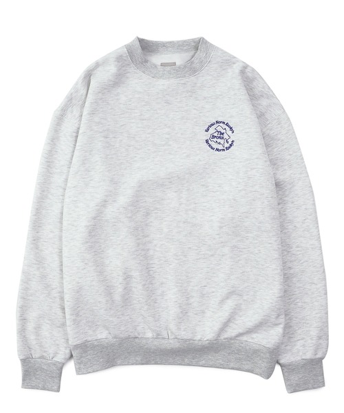 WHO'S WHO gallery（フーズフーギャラリー）の「【KOOKY'N/クーキー】BRONX裏起毛スウェットクルー（スウェット・メンズ・アッシュグレー/グリーン/グレー/ブラウン/ネイビー/ブラック・FREE）」の22枚目の写真