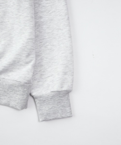 WHO'S WHO gallery（フーズフーギャラリー）の「【KOOKY'N/クーキー】BRONX裏起毛スウェットクルー（スウェット・メンズ・アッシュグレー/グリーン/グレー/ブラウン/ネイビー/ブラック・FREE）」の11枚目の写真