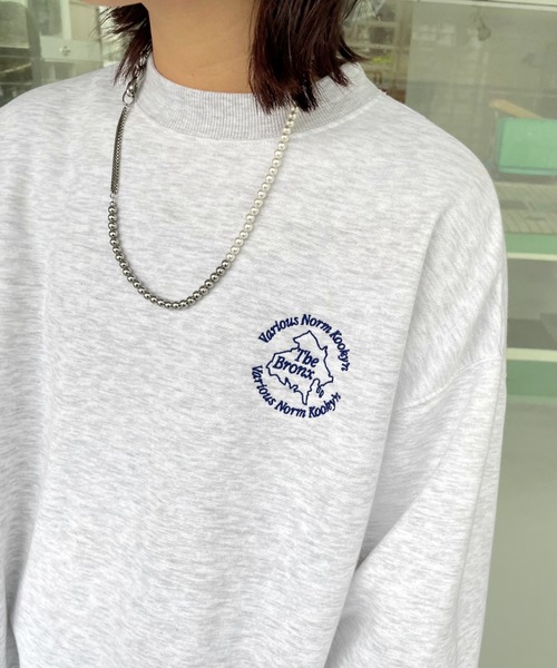 WHO'S WHO gallery（フーズフーギャラリー）の「【KOOKY'N/クーキー】BRONX裏起毛スウェットクルー（スウェット・メンズ・アッシュグレー/グリーン/グレー/ブラウン/ネイビー/ブラック・FREE）」の20枚目の写真