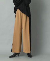 RIVE DROITE | スタイリングをモードに引き締める　サイドプリーツパンツ(その他パンツ)