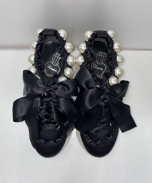 Swankiss（スワンキス）の「EV miss ballerina shoes（スニーカー・レディース・ホワイト/ブラック/ピンク・MEDIUM/LARGE）」の8枚目の写真