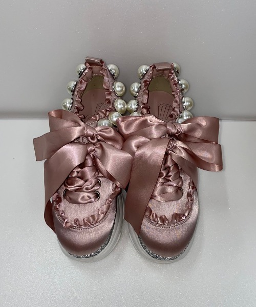 Swankiss（スワンキス）の「EV miss ballerina shoes（スニーカー・レディース・ホワイト/ブラック/ピンク・MEDIUM/LARGE）」の15枚目の写真