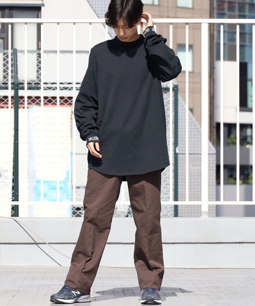 VALENCIANO BY KELME/バレンシアーノバイケレメ ロンT 袖リブ ブランドロゴ モックネック ワンポイント（Tシャツ/カットソー）｜ROOPTOKYO（ループトウキョウ）