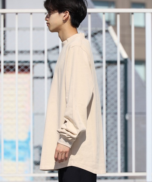 VALENCIANO BY KELME/バレンシアーノバイケレメ ロンT 袖リブ ブランドロゴ モックネック ワンポイント（Tシャツ/カットソー）｜ROOPTOKYO（ループトウキョウ）