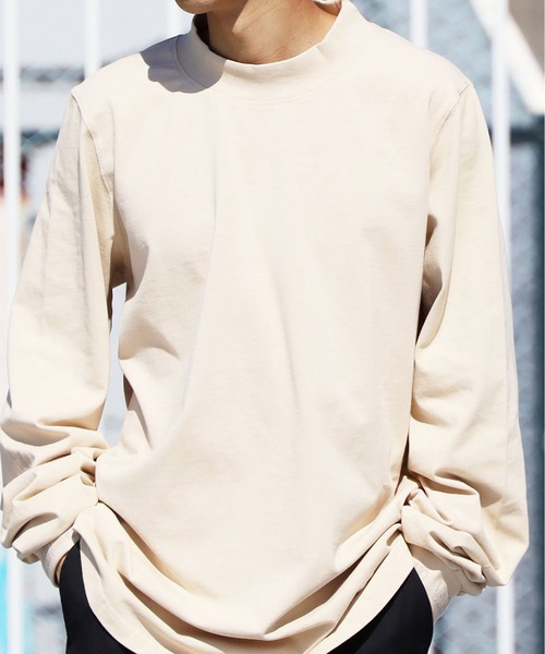 VALENCIANO BY KELME/バレンシアーノバイケレメ ロンT 袖リブ ブランドロゴ モックネック ワンポイント（Tシャツ/カットソー）｜ROOPTOKYO（ループトウキョウ）