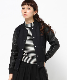 B:MING by BEAMS |  ビーミング by ビームス / メルトン×レザースタジャン2(スタジャン)