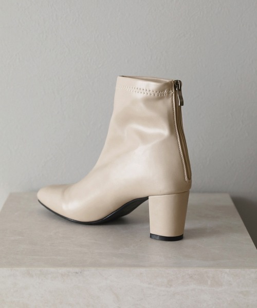 Bou Jeloud（ブージュルード）の「ストレッチショートブーツ（ブーツ・レディース・ブラック/ベージュ/アイボリー・S/M/L/XL）」の11枚目の写真