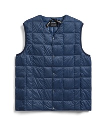 【TAION】タイオン V NECK BUTTON DOWN VEST TAION-001