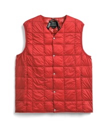 【TAION】タイオン V NECK BUTTON DOWN VEST TAION-001