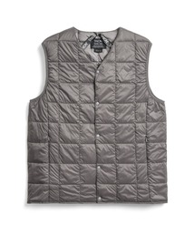 【TAION】タイオン V NECK BUTTON DOWN VEST TAION-001