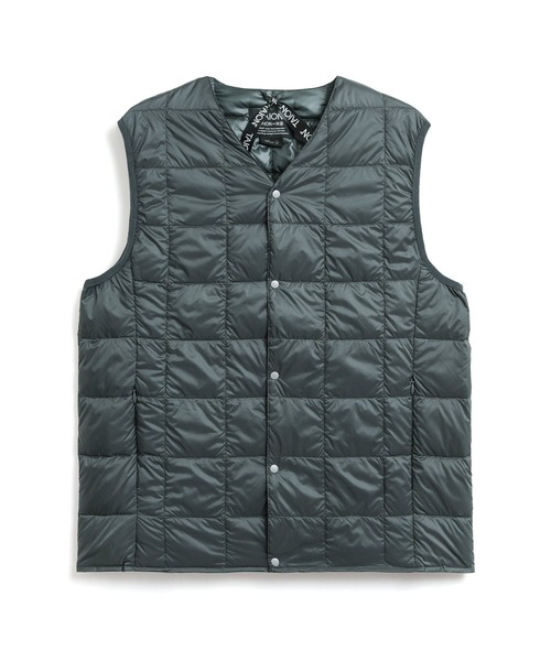 TAION(タイオン)の「【TAION】タイオン V NECK BUTTON DOWN VEST TAION-001(ダウンベスト・メンズ・ブラック系その他/ネイビー/パープル系その他/サンドベージュ/グリーン系その他/オリーブ/ダークブラウン/オフホワイト/チャコールグレー/ベージュ/レッド系その他/ダークグレー/ベージュ系その他/ブラック/ミント/ブルー系その他/ネイビー系/カーキ/グレー・LARGE/X-LARGE/MEDIUM/SMALL)」の5枚目の写真