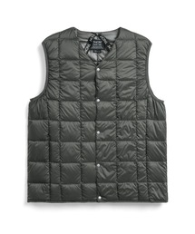 【TAION】タイオン V NECK BUTTON DOWN VEST TAION-001