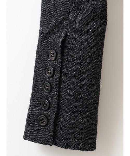 Le Jardin Ouvert(ルジャルダン)の「Herringbone Short Jacket(ブルゾン・レディース・グレー/ベージュ・36)」の7枚目の写真