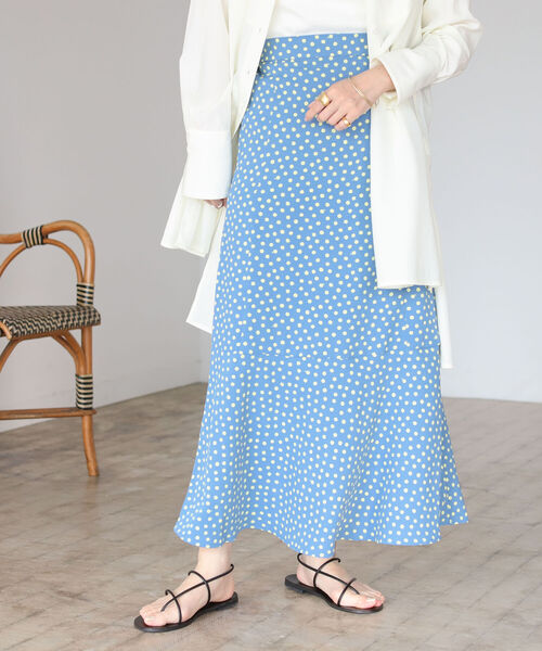 セール Web限定 Beams Dot フラワー マーメイドフレアスカート スカート Beams Dot ビームスドット のファッション通販 Zozotown