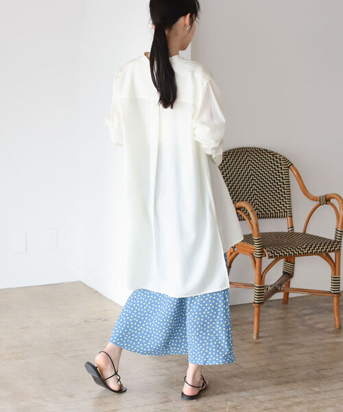 BeAMS DOT（ビームスドット）の「【WEB限定】BeAMS DOT / フラワー マーメイドフレアスカート（スカート・レディース・ホワイト系その他5/ブルー系その他3・FREE）」の8枚目の写真