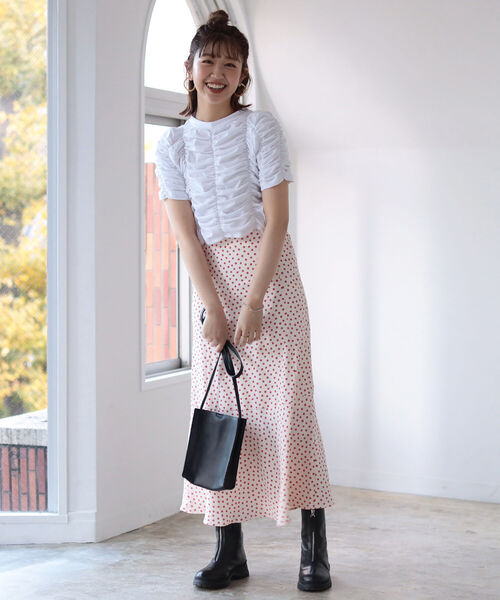 BeAMS DOT（ビームスドット）の「【WEB限定】BeAMS DOT / フラワー マーメイドフレアスカート（スカート・レディース・ホワイト系その他5/ブルー系その他3・FREE）」の11枚目の写真