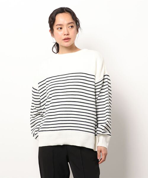 Lugnoncure（ルノンキュール）の「2WAYニットカーディガン（カーディガン/ボレロ・レディース・ベージュ/チャコール/オフホワイト・ﾌﾘ-）」の6枚目の写真