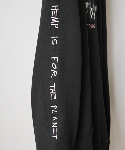 Afends(アフェンズ)の「HOODIE/AFENDS(アフェンズ) プルオーバーパーカー(パーカー・メンズ・ブラック・SMALL/LARGE/X-LARGE/MEDIUM)」の2枚目の写真