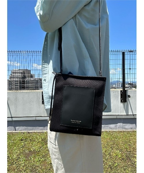 BACK NUMBER（バックナンバー）の「【BACK NUMBER】ストラップ付ＰＵショルダー（ショルダーバッグ・メンズ・キナリ/ブラック・フリー）」の18枚目の写真