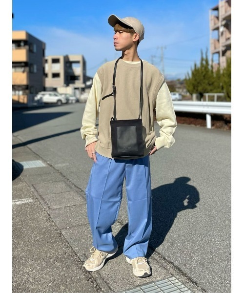 BACK NUMBER（バックナンバー）の「【BACK NUMBER】ストラップ付ＰＵショルダー（ショルダーバッグ・メンズ・キナリ/ブラック・フリー）」の17枚目の写真