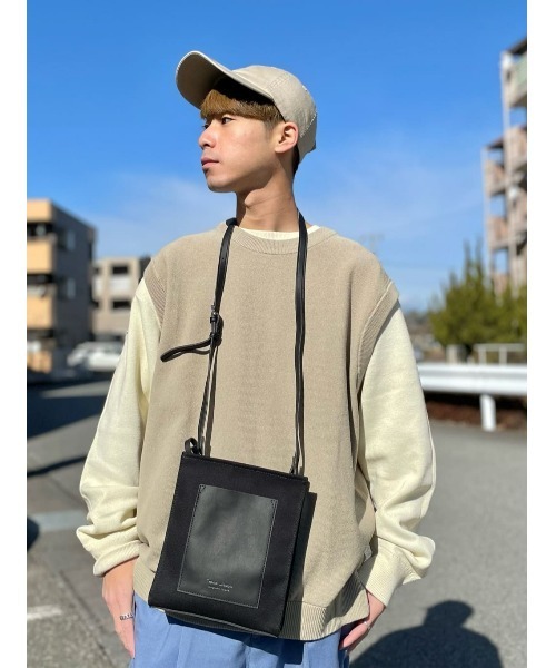 BACK NUMBER（バックナンバー）の「【BACK NUMBER】ストラップ付ＰＵショルダー（ショルダーバッグ・メンズ・キナリ/ブラック・フリー）」の15枚目の写真