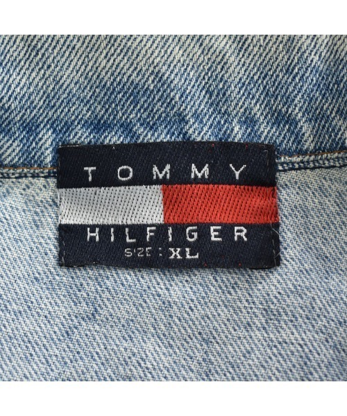 TOMMY HILFIGER(トミーヒルフィガー)の「90's TOMMY HILFIGER/トミーヒルフィガー バックロゴ デニムジャケット(デニムジャケット・メンズ・ブルー・X-LARGE)」の10枚目の写真