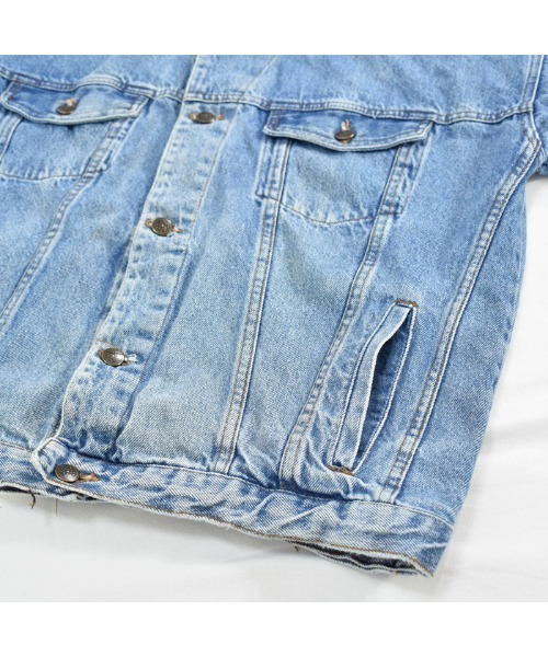 TOMMY HILFIGER(トミーヒルフィガー)の「90's TOMMY HILFIGER/トミーヒルフィガー バックロゴ デニムジャケット(デニムジャケット・メンズ・ブルー・X-LARGE)」の7枚目の写真