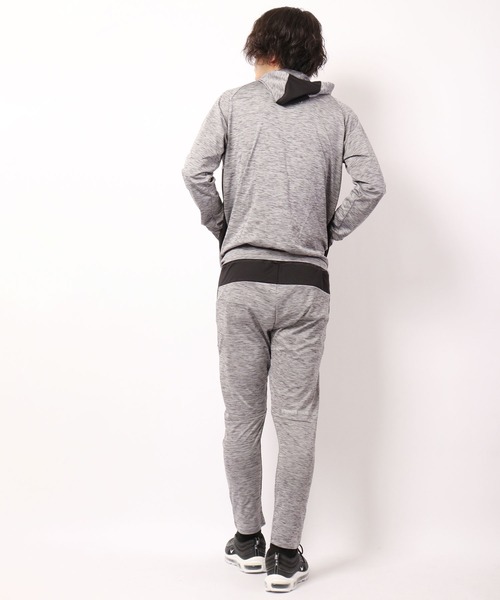 LONSDALE（ロンズデール）の「LONSDALE 軽量 ストレッチ ドライ ポリ杢ニット 切替 トラックパンツ（その他パンツ・メンズ・チャコール/グレー/ネイビー・M/L/LL）」の12枚目の写真