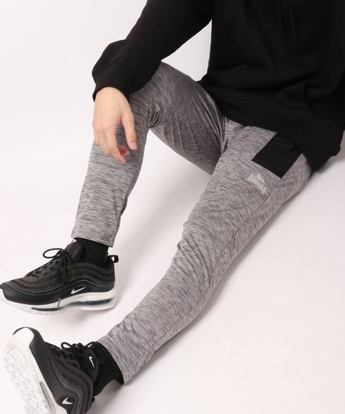 LONSDALE（ロンズデール）の「LONSDALE 軽量 ストレッチ ドライ ポリ杢ニット 切替 トラックパンツ（その他パンツ・メンズ・チャコール/グレー/ネイビー・M/L/LL）」の4枚目の写真