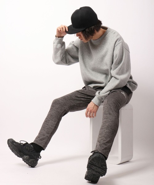 LONSDALE（ロンズデール）の「LONSDALE 軽量 ストレッチ ドライ ポリ杢ニット 切替 トラックパンツ（その他パンツ・メンズ・チャコール/グレー/ネイビー・M/L/LL）」の16枚目の写真