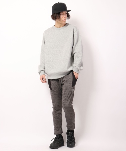 LONSDALE（ロンズデール）の「LONSDALE 軽量 ストレッチ ドライ ポリ杢ニット 切替 トラックパンツ（その他パンツ・メンズ・チャコール/グレー/ネイビー・M/L/LL）」の17枚目の写真