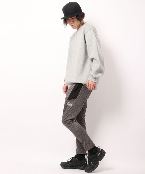LONSDALE（ロンズデール）の「LONSDALE 軽量 ストレッチ ドライ ポリ杢ニット 切替 トラックパンツ（その他パンツ・メンズ・チャコール/グレー/ネイビー・M/L/LL）」の18枚目の写真