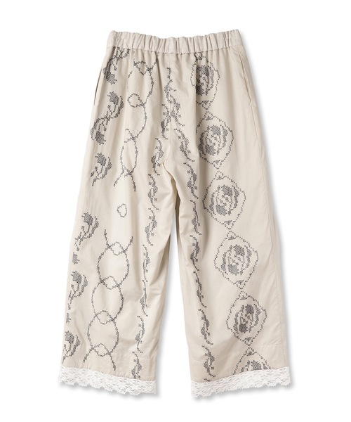 mudoca（ムドカ）の「タックギャザーパンツ -とくべつな場所-（その他パンツ・レディース・ベージュ/スミクロ・FREE）」の6枚目の写真