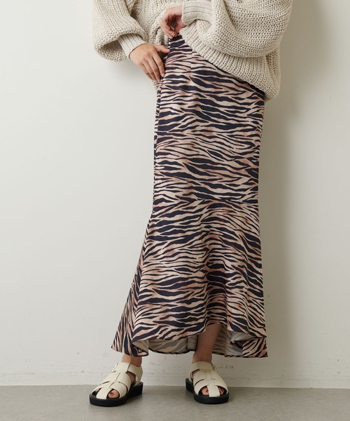 Whim Gazette(ウィムガゼット)の「TORA プリントスカート(スカート・レディース・ベージュ・36/38)」の17枚目の写真