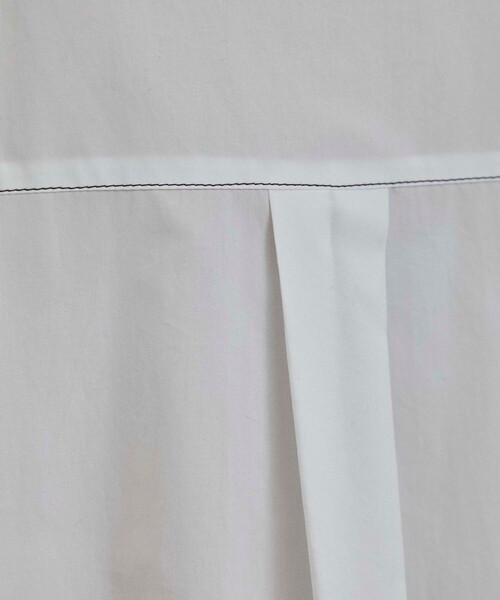 CITY TOKYO（シティトウキョウ）の「カラーステッチロングシャツワンピース（ワンピース・レディース・ホワイト・1/2）」の9枚目の写真