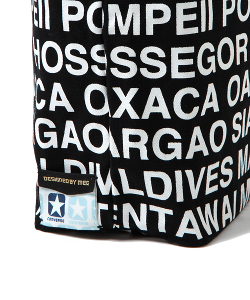 CONVERSE（コンバース）の「CONVERSE DESIGNED BY MEG / トートバッグ（トートバッグ・レディース・ブラック/クリーム・ONE SIZE）」の14枚目の写真