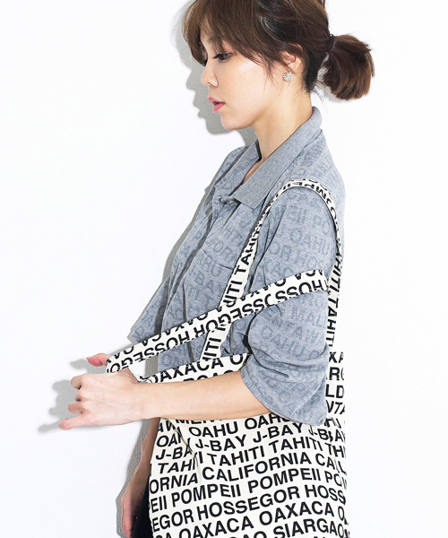 CONVERSE（コンバース）の「CONVERSE DESIGNED BY MEG / トートバッグ（トートバッグ・レディース・ブラック/クリーム・ONE SIZE）」の8枚目の写真