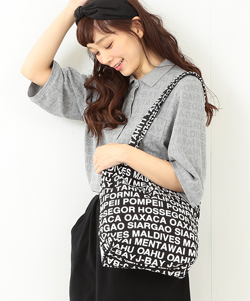 CONVERSE（コンバース）の「CONVERSE DESIGNED BY MEG / トートバッグ（トートバッグ・レディース・ブラック/クリーム・ONE SIZE）」の19枚目の写真