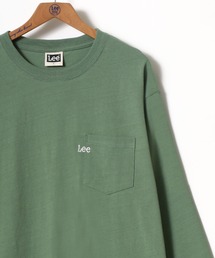 Lee/リー ポケット ワンポイント ミニロゴ刺繍 ロングスリーブTシャツ