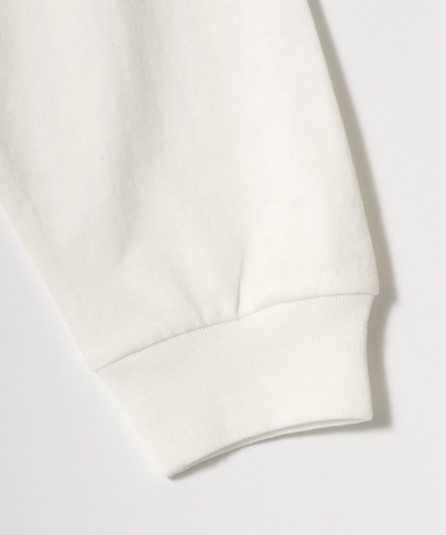 Lee（リー）の「Lee/リー ポケット ワンポイント ミニロゴ刺繍 ロングスリーブTシャツ（Tシャツ/カットソー・メンズ・ホワイト/チャコールグレー/ベージュ/パープル/ブルー/グリーン・M/L/XL）」の19枚目の写真